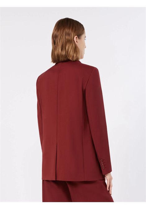 Max Mara Studio Women's MSTASSENZI Ruby Red Lightweight Wool Canvas Blazer Max Mara Studio |  | 2626046021600011